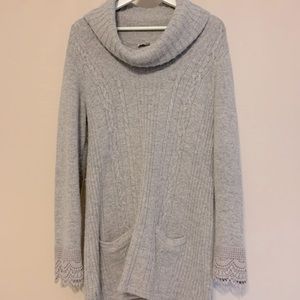 Laura Ashley lambswool and angora sweater tunic